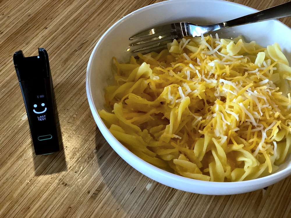 Gluten-Free at Noodles and Company - Gluten Free Mac n Cheese Nima Sensor tested