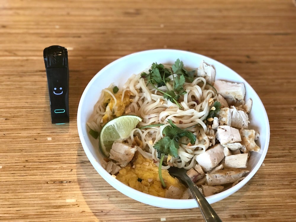 Gluten-Free at Noodles and Company - Pad Thai Nima Sensor tested