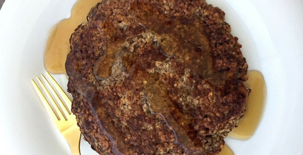 Healthy Oatmeal Pancake for One – Gluten Free