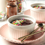 Microwave chocolate pudding header