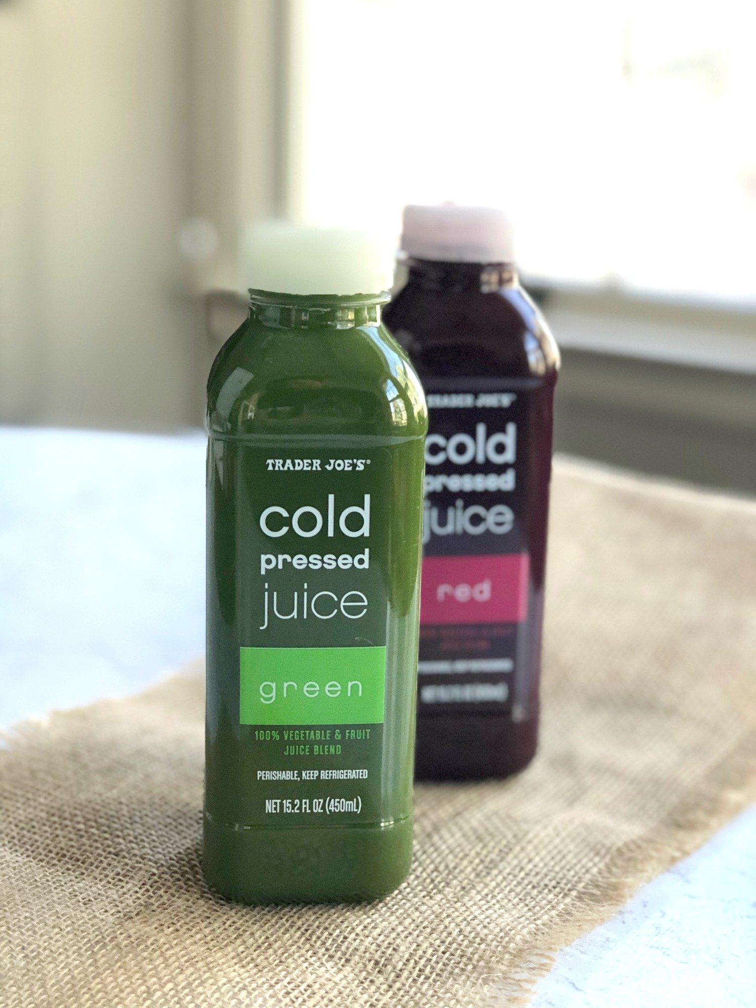 Trader Joe's Juices Cold Pressed, GlutenFree and Delicious!