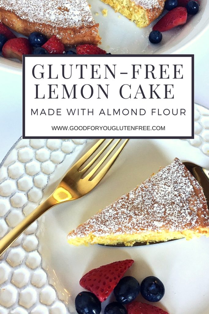 Gluten-Free Lemon Cake with Almond Flour - graphic