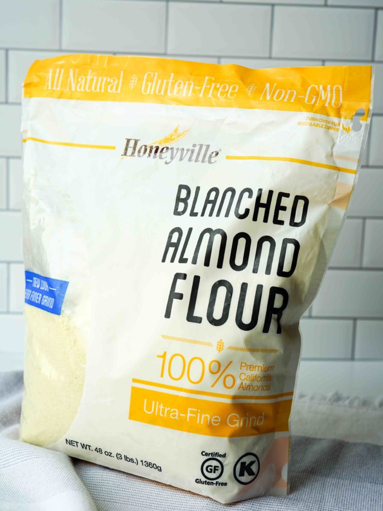 picture of honeyville almond flour used in monk fruit cookie recipe