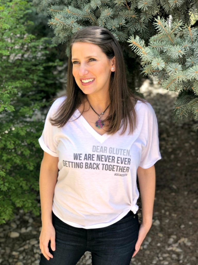 jenny in dear gluten we are never getting back together shirt