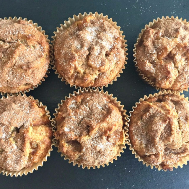 Almond Flour Apple Pie Muffins header