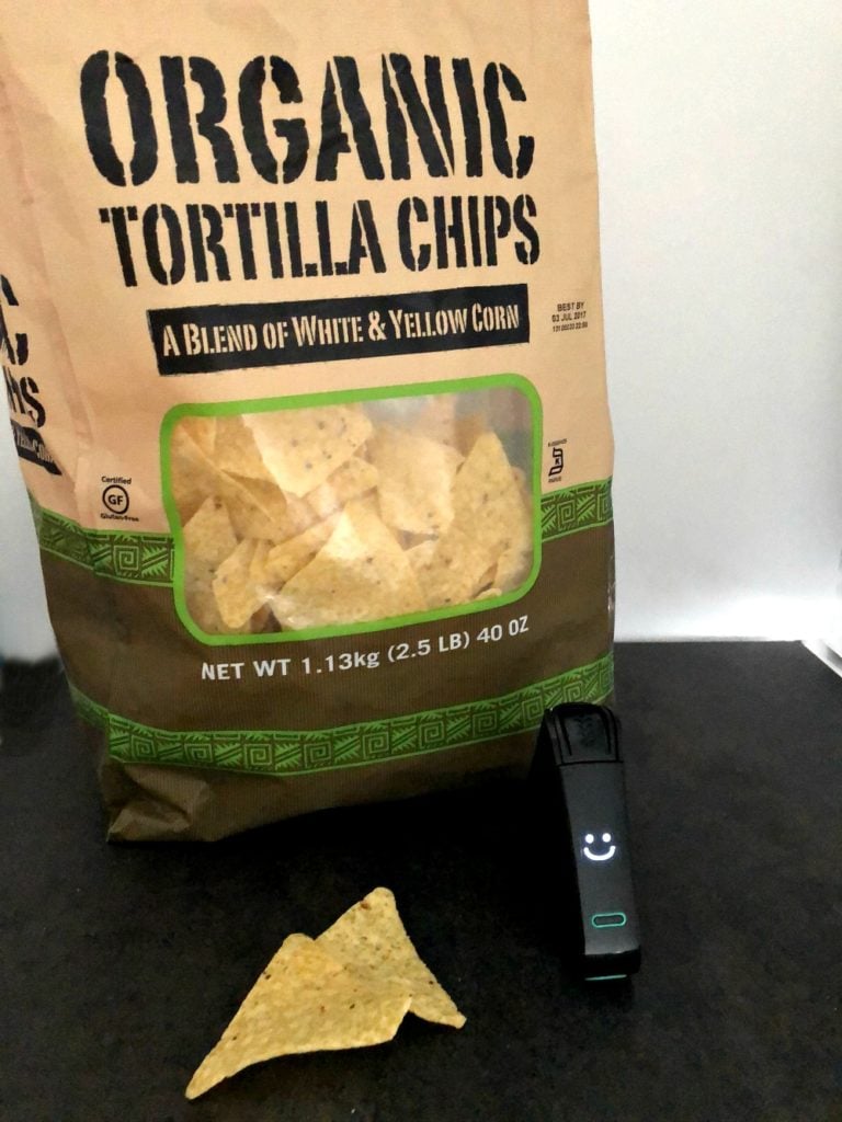 Kirkland Organic Tortilla Chips are gluten free according to smiling Nima Sensor