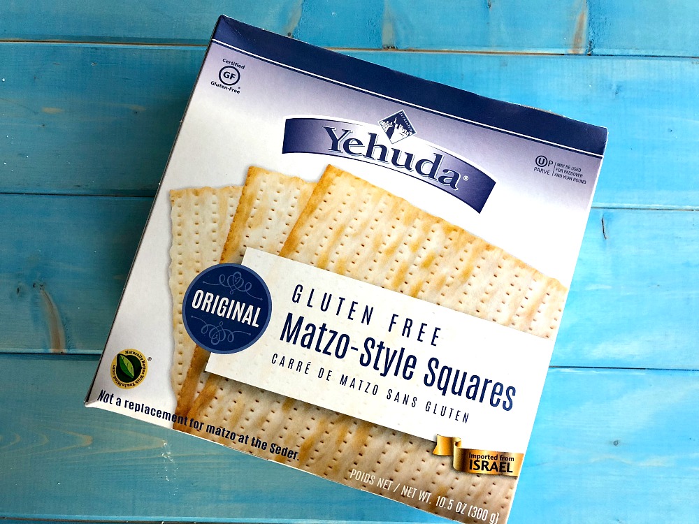 Gluten-Free Matzah box