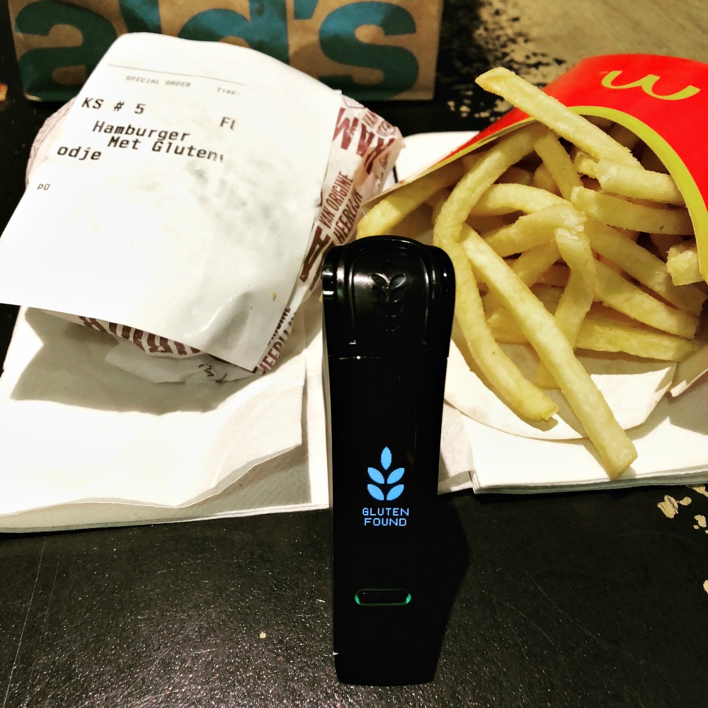 Gluten-Free McDonalds in Amsterdam Nima Sensor tested