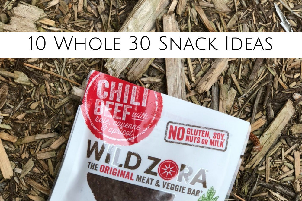 Whole 30 Snack Ideas - header