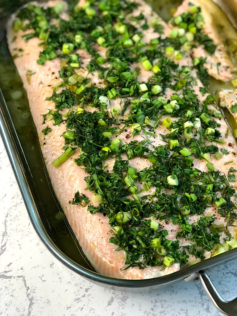 Dill Roasted Salmon Recipe 1b