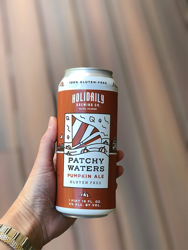 Holidaily Patchy Waters Pumpkin  Ale and gluten-free beer