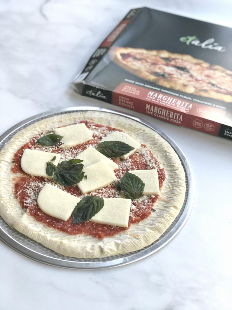 Etalia frozen pizza uncooked