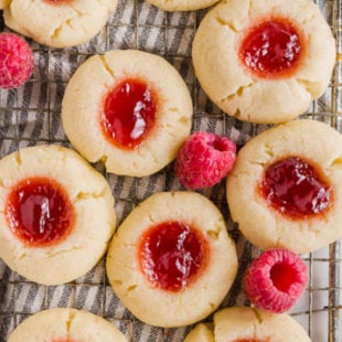 Gluten-Free Raspberry Thumbprint Cookies header