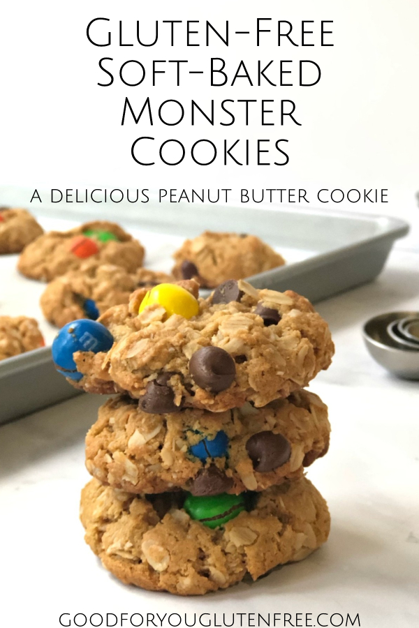 Gluten-Free Monster Cookies Pinterest Image