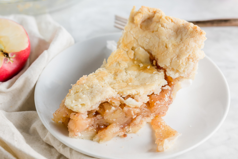 Gluten-Free apple pie slice