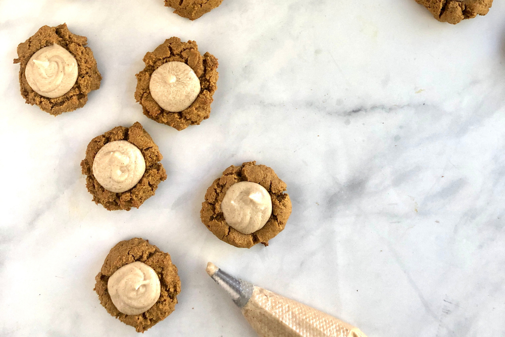 Cassava Flour Pumpkin Thumbprint Cookies