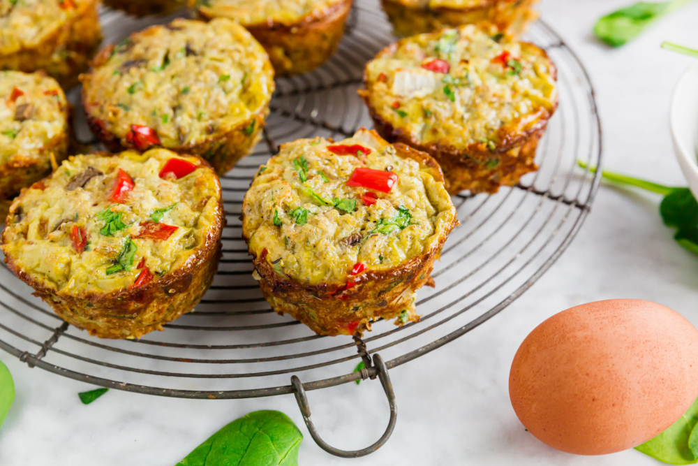 Protein-Rich Vegetable Quinoa Egg Muffins