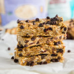 Gluten-Free Peanut Butter Oat Bars - header