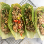 chicken and mushroom lettuce wraps header