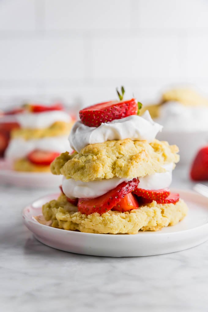 Gluten-free strawberry shortcake by Good For You Gluten Free