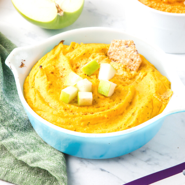 Butternut squash apple dip header