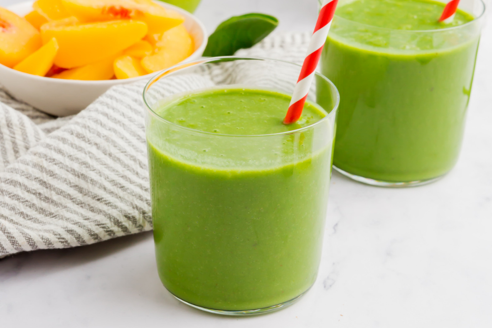 Lean Green Peach Smoothie