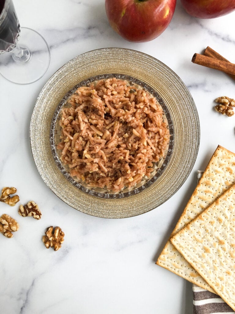 charoset in a bowl