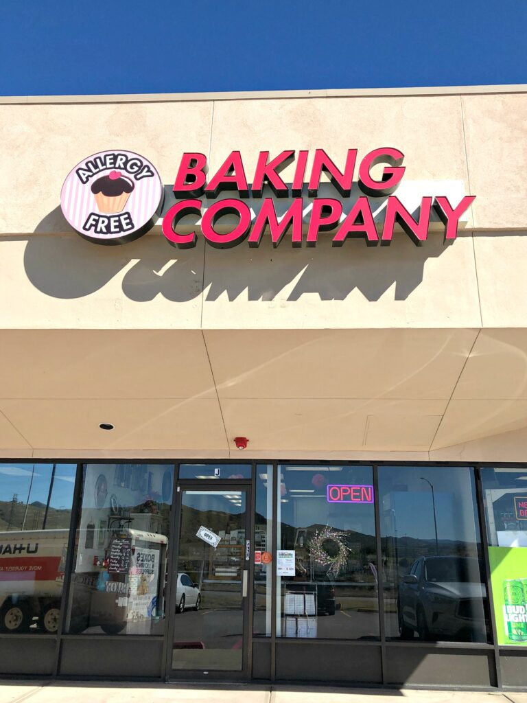 Allergy Free Baking Co outside facade