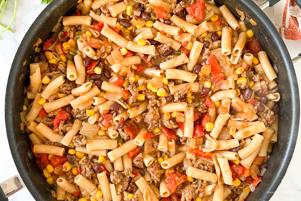 Gluten-Free One-Pot Taco Pasta