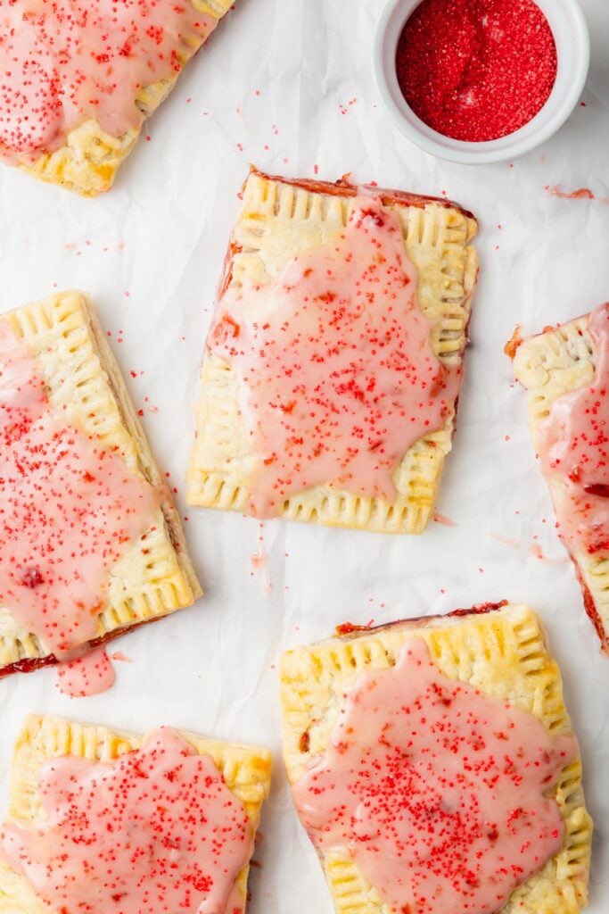 gluten-free pop tarts on a table