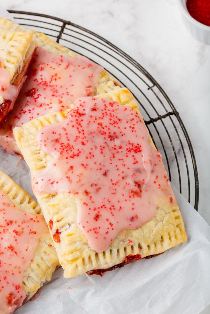 gluten-free pop tarts up close