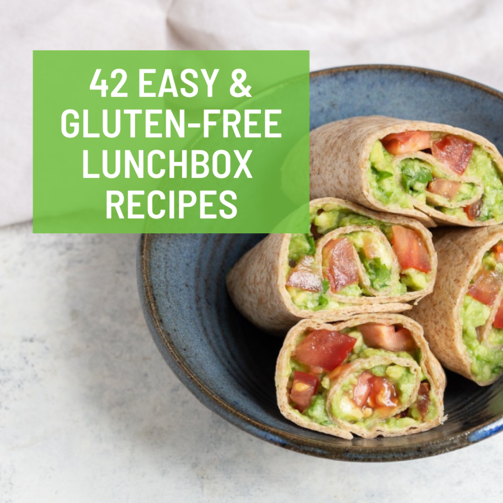 42 Easy Gluten-Free Lunchbox Recipes graphic