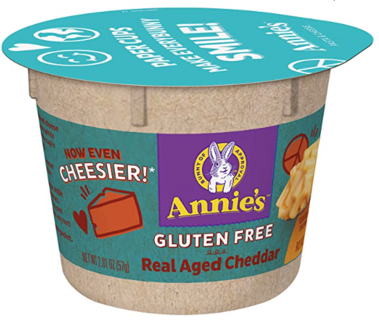 Annie's gluten free mac and cheese cup