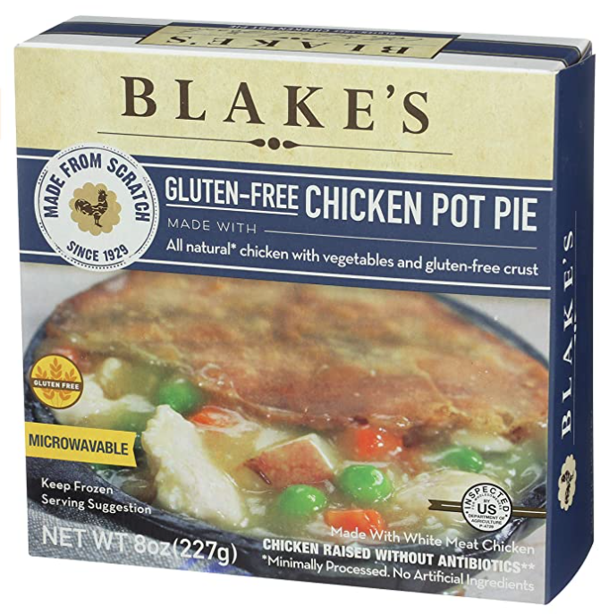 Blake's gluten-free chicken pot pie package