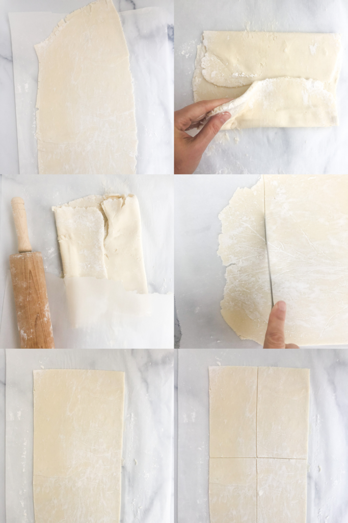 how to make gluten-free puff pastry dough step by step image