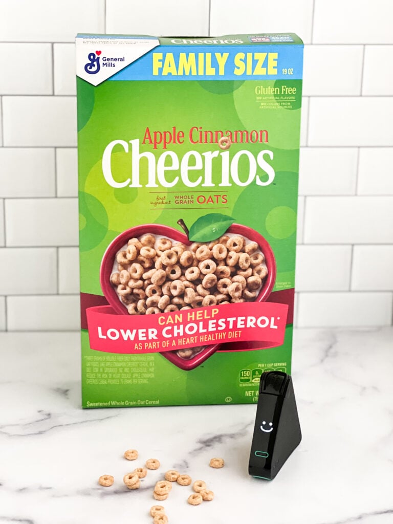 apple cinnamon cheerios nima tested (nima smil)