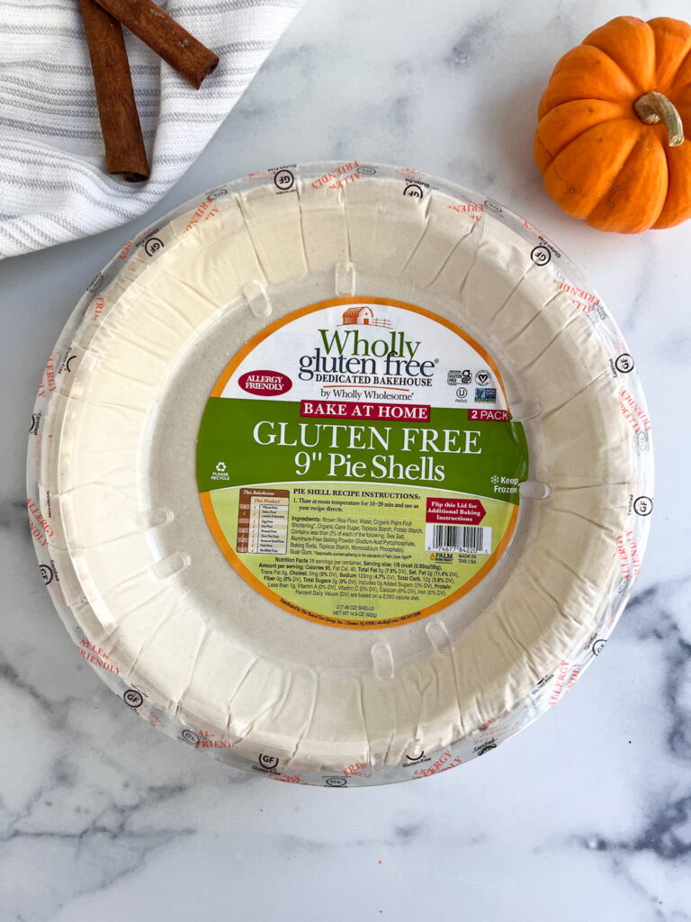 Wholly Gluten Free ready made pie crust