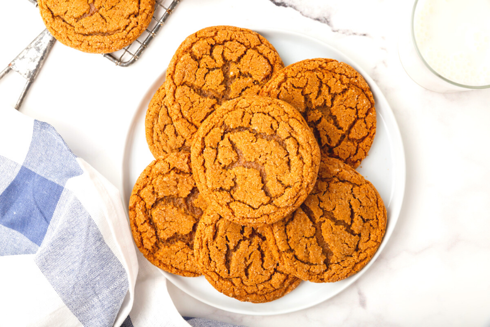 Chewy Gluten-Free Molasses Cookies