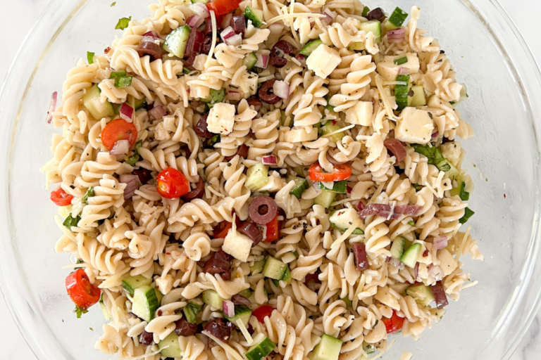 GlutenFree Pasta Salad Recipe with Homemade Italian Dressing