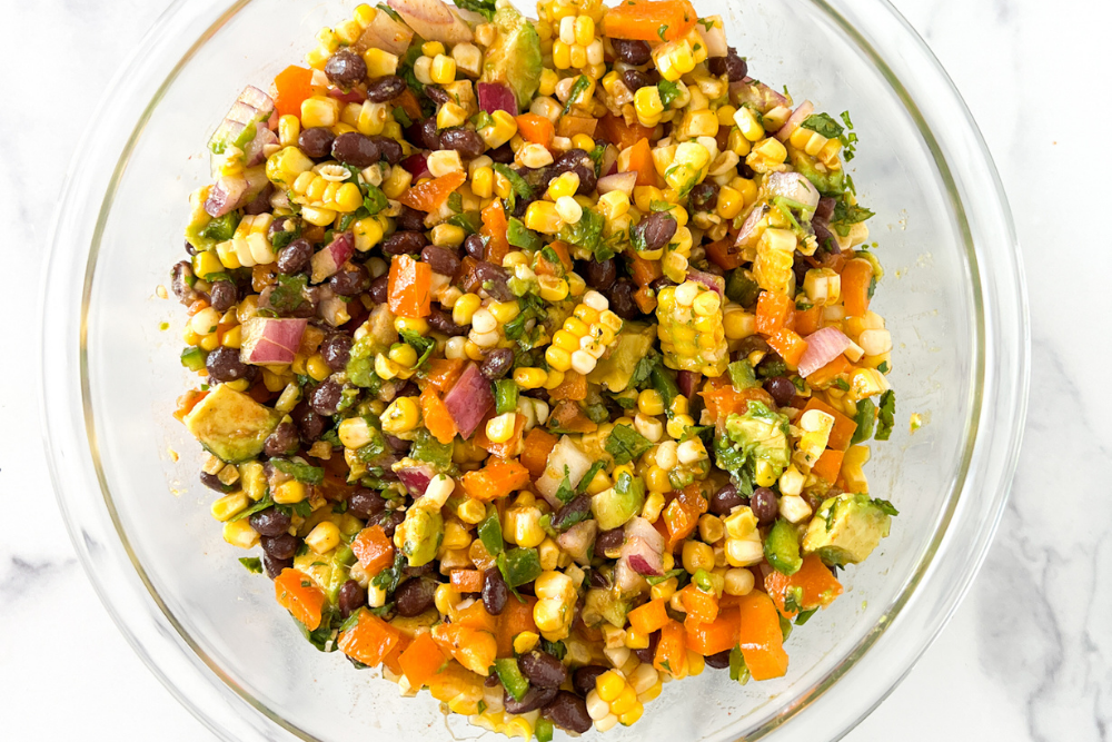 Black Bean and Corn Salad with Chipotle Lime Dressing