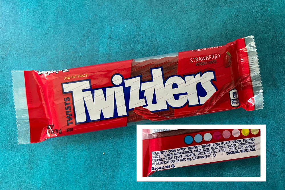 Are Twizzlers gluten free? Read the label and you'll clearly see enriched wheat flour