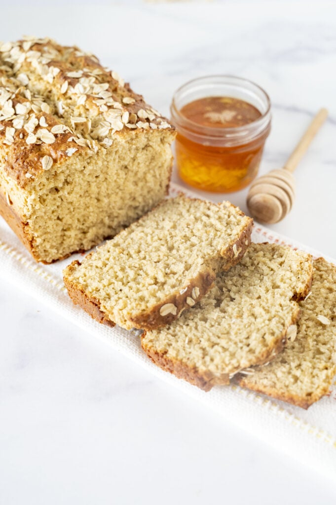 slices of gluten-free oat bread