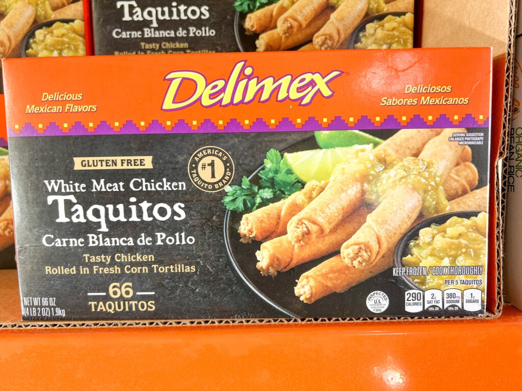 Delimex taquitos at Costco are labeled gluten free