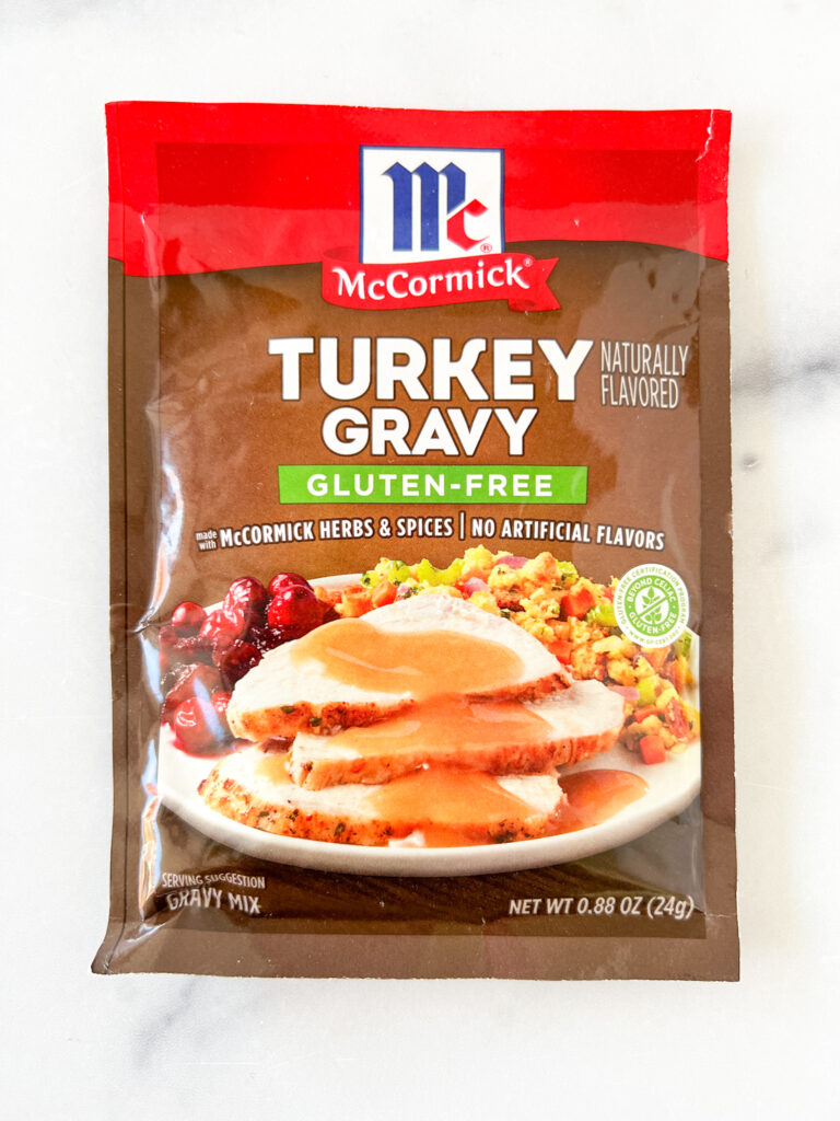 Mccormick turkey gravy package