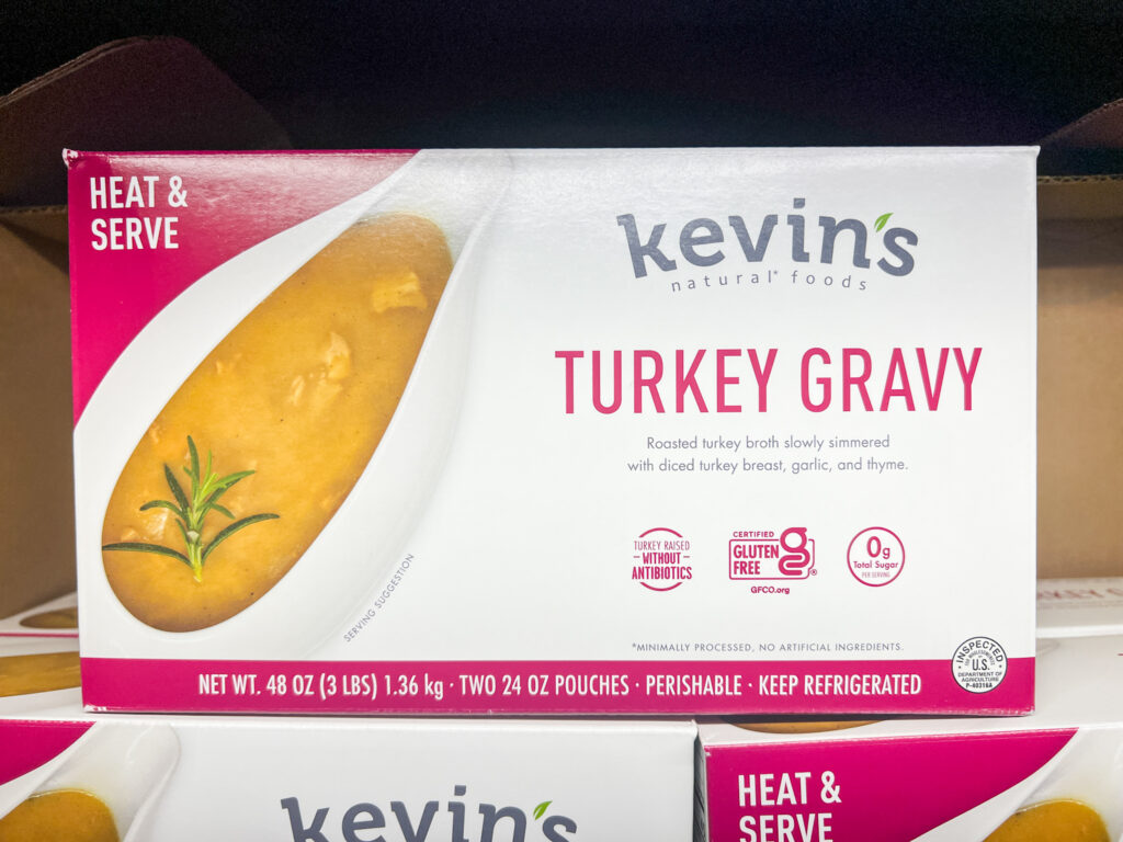 Kevin's gluten-free turkey gravy at costco