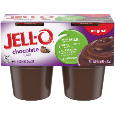 jell-o chocolate pudding cup image