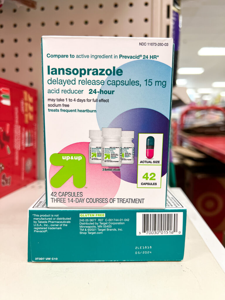 lansoprazole generic labeled gluten