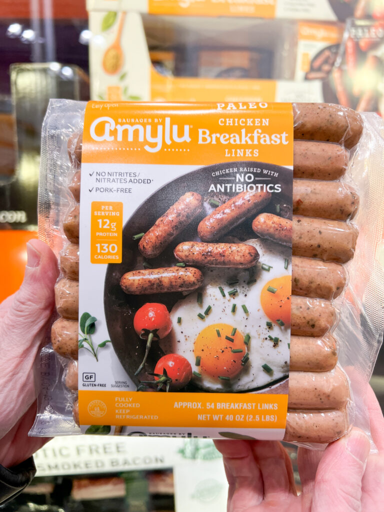 amylu breakfast sausages at costco