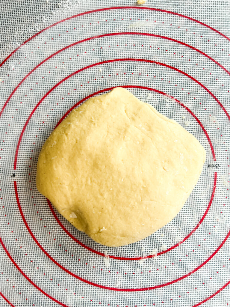 dough ball formed