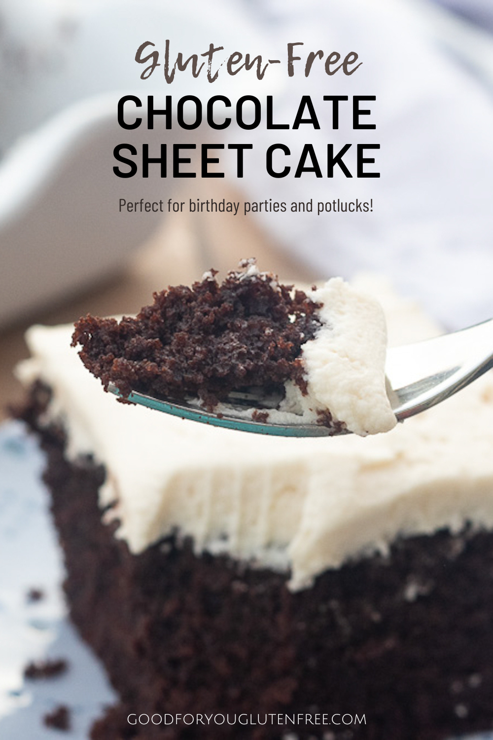 GlutenFree Chocolate Sheet Cake Good For You Gluten Free